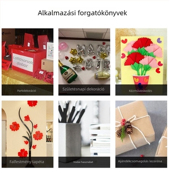 Kétoldalas habszalag, ultra vékony, átlátszó, nagy tapadású ragasztó, modell KACA-1, hossz 12 m, vastagság 1,2 cm