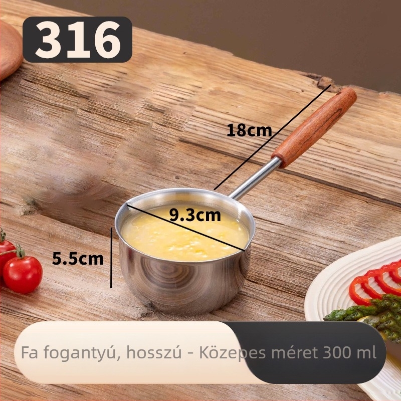 Hosszú nyeletű rozsdamentes acél olajöntő kanál