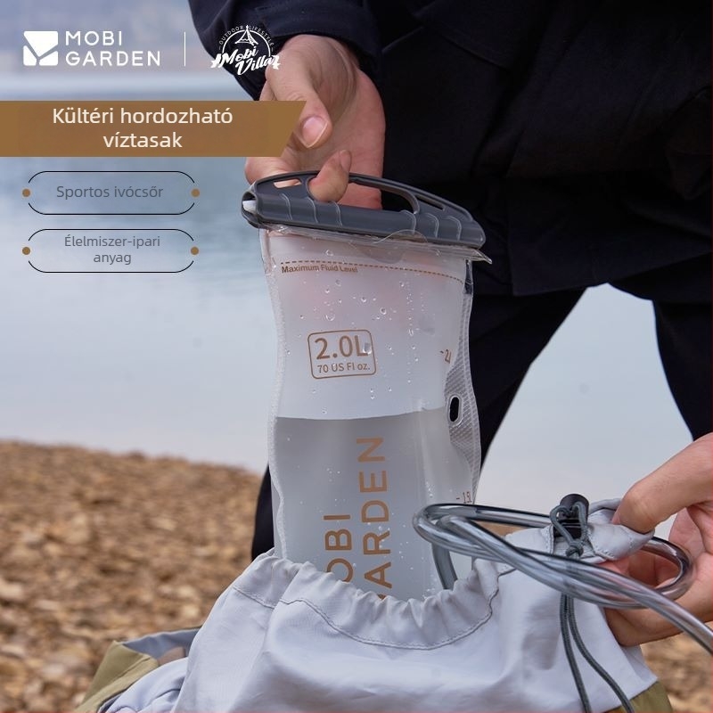 Mu Gaodi kültéri kerékpár- és túrahátizsák TPU összecsukható víztartállyal 2L/3L