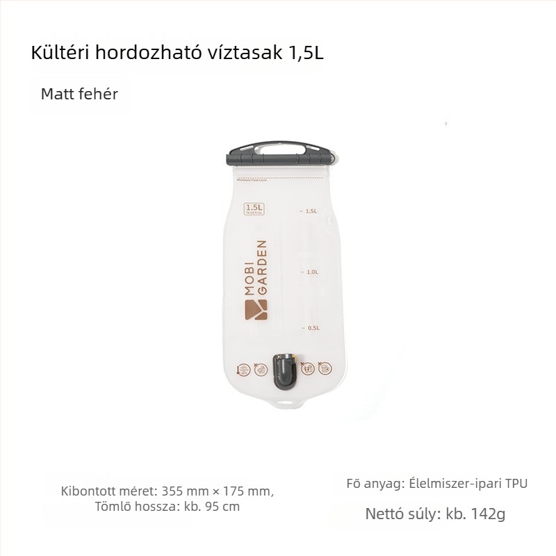 Mu Gaodi kültéri kerékpár- és túrahátizsák TPU összecsukható víztartállyal 2L/3L