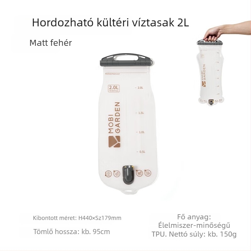 Mu Gaodi kültéri kerékpár- és túrahátizsák TPU összecsukható víztartállyal 2L/3L
