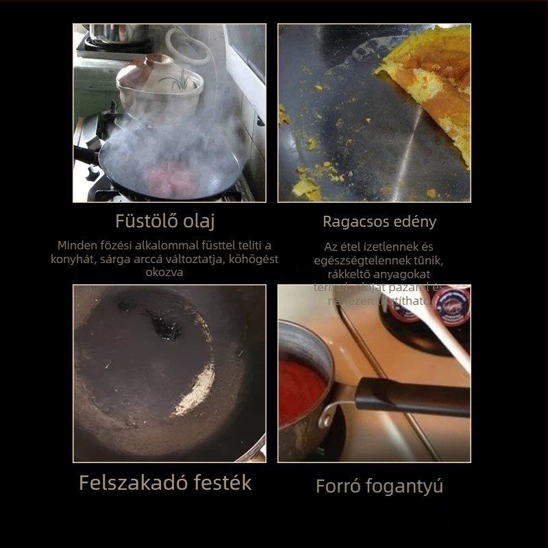 Maifan kő tojás sütőserpenyő, kis tapadásmentes lapos serpenyő otthoni használatra