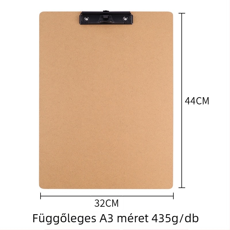 Chuntian A4 rostos író tábla erős csíptetővel, irattartóval és clipboard-pel – A3 8K skicc tábla