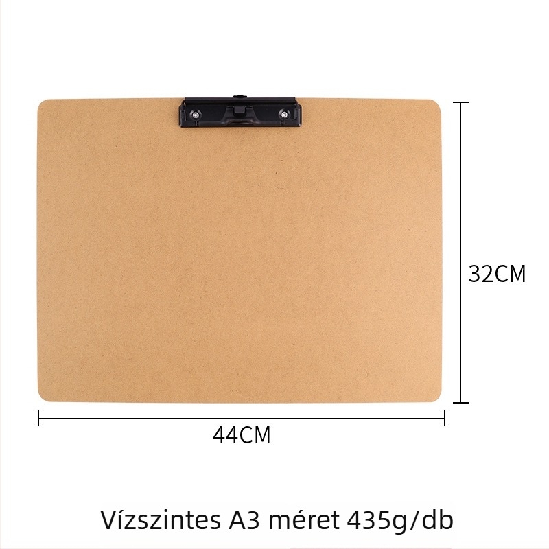 Chuntian A4 rostos író tábla erős csíptetővel, irattartóval és clipboard-pel – A3 8K skicc tábla