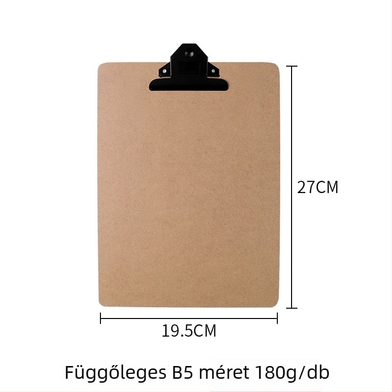 Chuntian A4 rostos író tábla erős csíptetővel, irattartóval és clipboard-pel – A3 8K skicc tábla