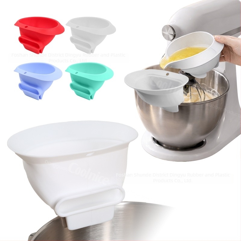 Folyadéktölcsér KitchenAid keverőhöz – Sütéshez való kiegészítő, szivárgásmentes, hőálló