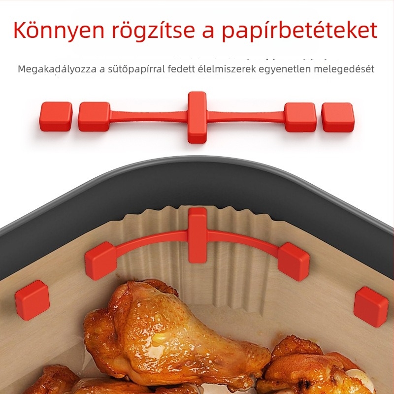 Ninja AF500 400 180 Légsütő, szilikon mágneszár, sütőpapírtartó, kobaltkapocs