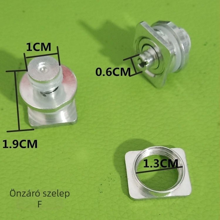 Nyomásos fazék szelepek készlete: biztonsági szelep, nyomáskorlátozó szelep, úszó szelep, kipufogó szelep, önzáró szelep