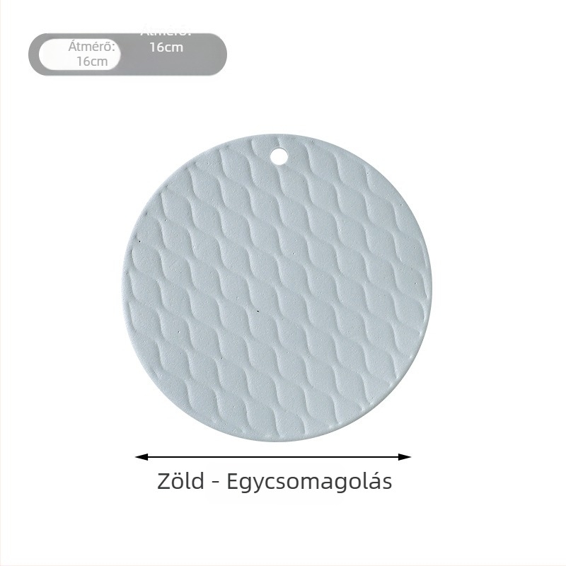 Kerek EVA hőszigetelő pad levesekhez és forró edényekhez, égésgátló, vízálló, zajcsökkentő, modern minimalista stílus