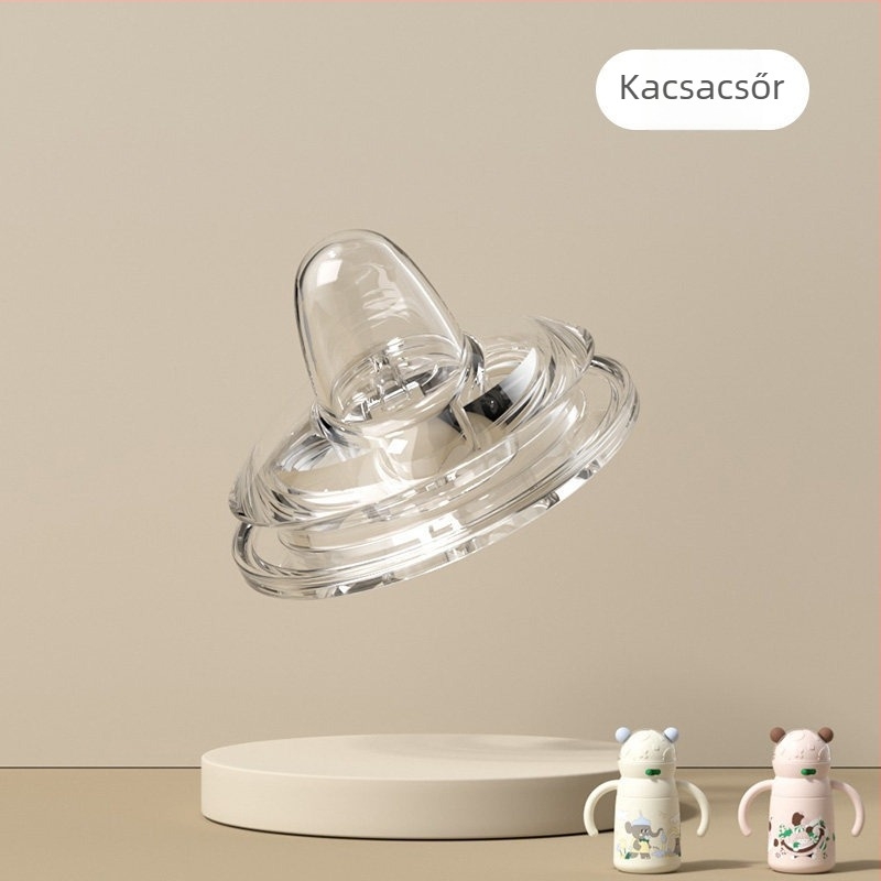 Taoqibaby szilikon V-formájú szívócső kiegészítő termoszbögréhez – szivárgásmentes, fulladás elleni védelem