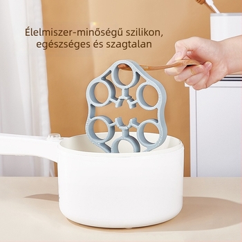 Szilikon tojás pároló rács, tojásos tálca és összecsukható konyhai eszköz