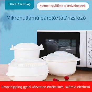 Camellia Mikrohullámú sütő párolóedény melegítő tálcával