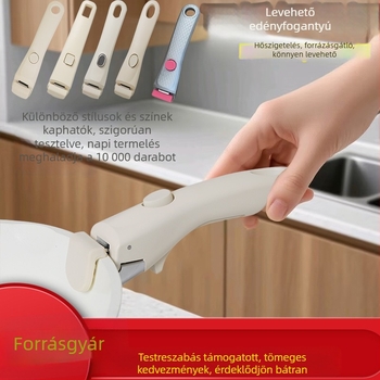 Testreszabható levehető fazékfogó klipsz égés elleni védelemmel