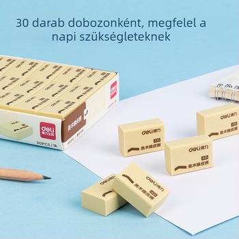 Deli iskolai radír – rajzolt, aranyos gyerekeknek, megfelelő az alsó tagozat számára, morzsamentes, tiszta radírozás