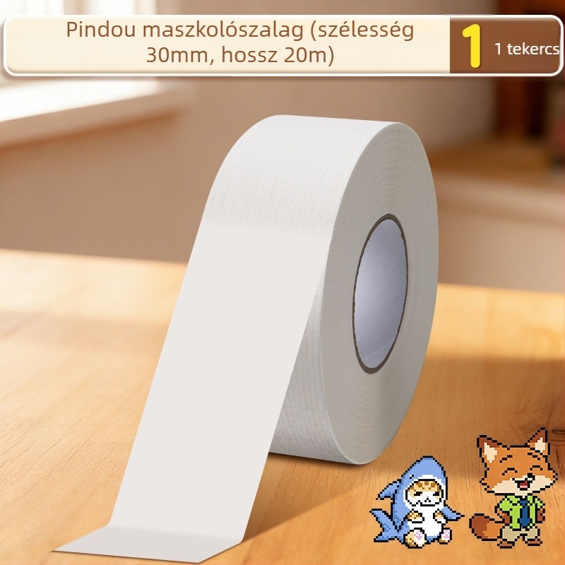Nagy mintás gyöngyökhöz maszkoló papír — sablonvédelem vasalás közben, csúszás- és deformáció elleni védelem, washi szalaggal