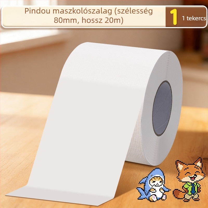 Nagy mintás gyöngyökhöz maszkoló papír — sablonvédelem vasalás közben, csúszás- és deformáció elleni védelem, washi szalaggal