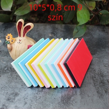 Faragó gumi pecsét - gumi anyag, téglalap alakú, 10 × 5 × 0,8 cm, modell 3DT1005