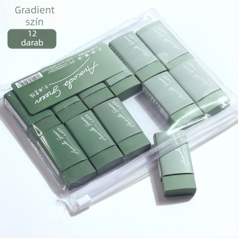 Hua Jie gradient radír gyerekeknek, rajzradír minimális morzsával, könnyen eltávolítható, elegáns írószer