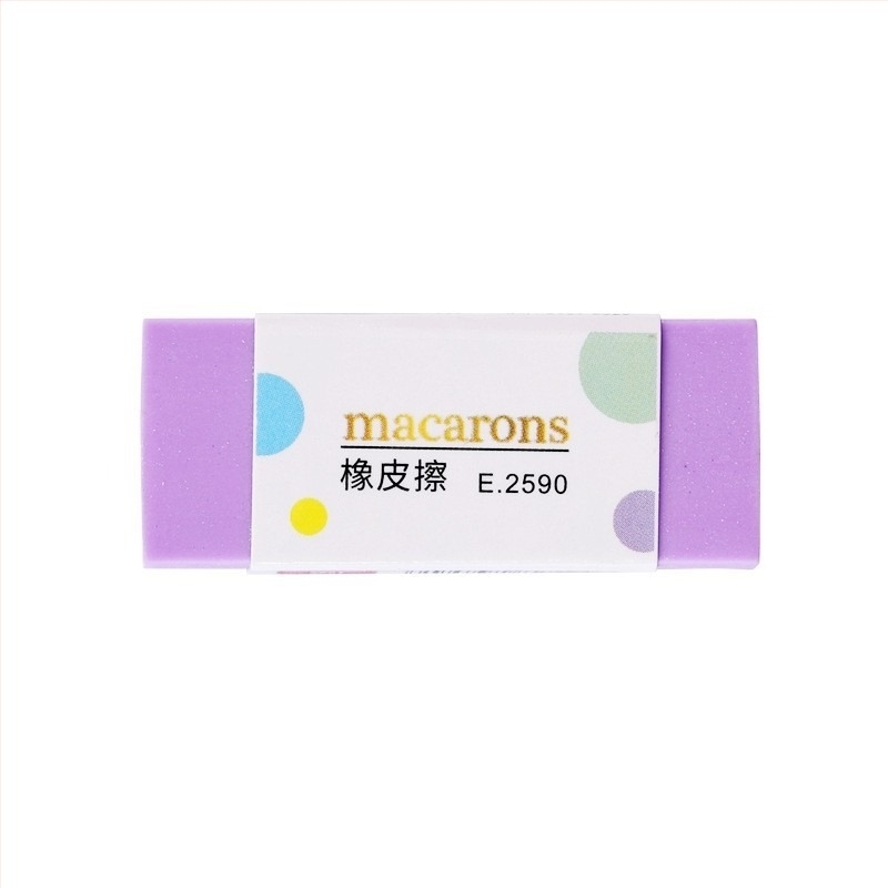 Dobozban 30 darab macaron színű radír rajzhoz és művészethez