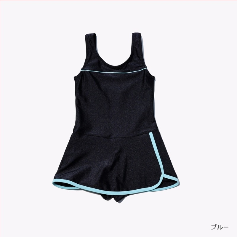 Lányoknak szóló divatos fürdőruha - aranyos egyszínű, nylon anyagból, poliészter bélés, méret 12–14, SKL1620