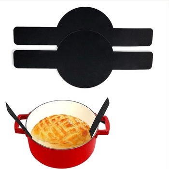 PTFE tapadásmentes grillhálós kosár hosszú fogantyúval, üvegszál-erősítéssel, hasábburgonya sütéséhez.