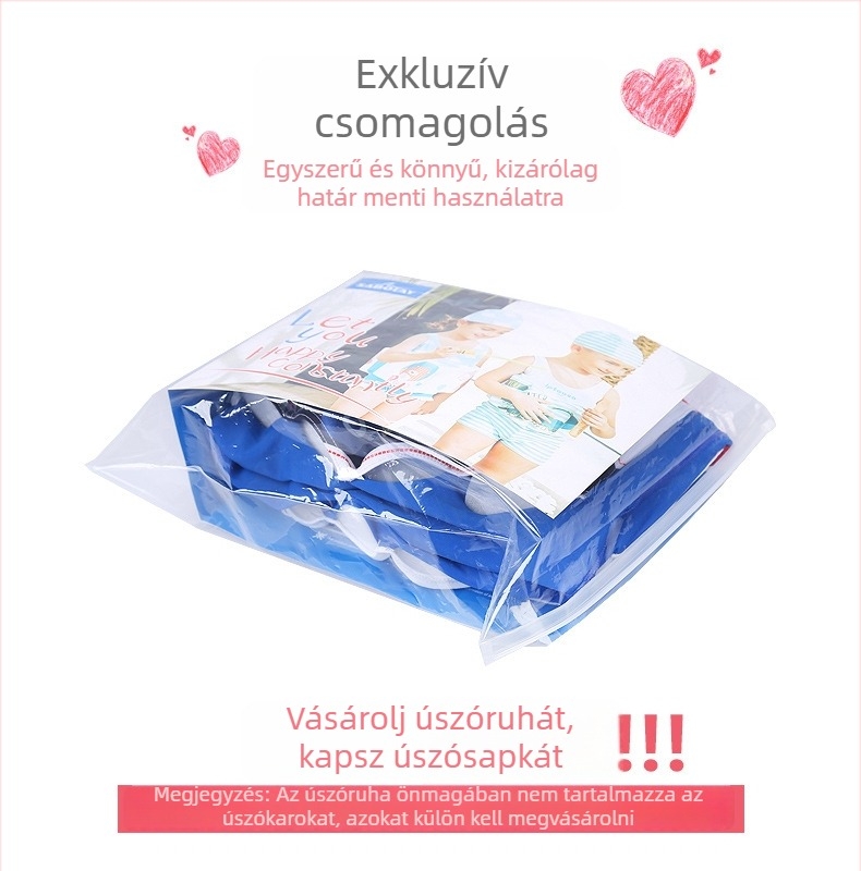 Sabolay Gyerekeknek – egyrészes fiú fürdőruha, nyomtatott mintával, sportos stílus, 2–12 éveseknek