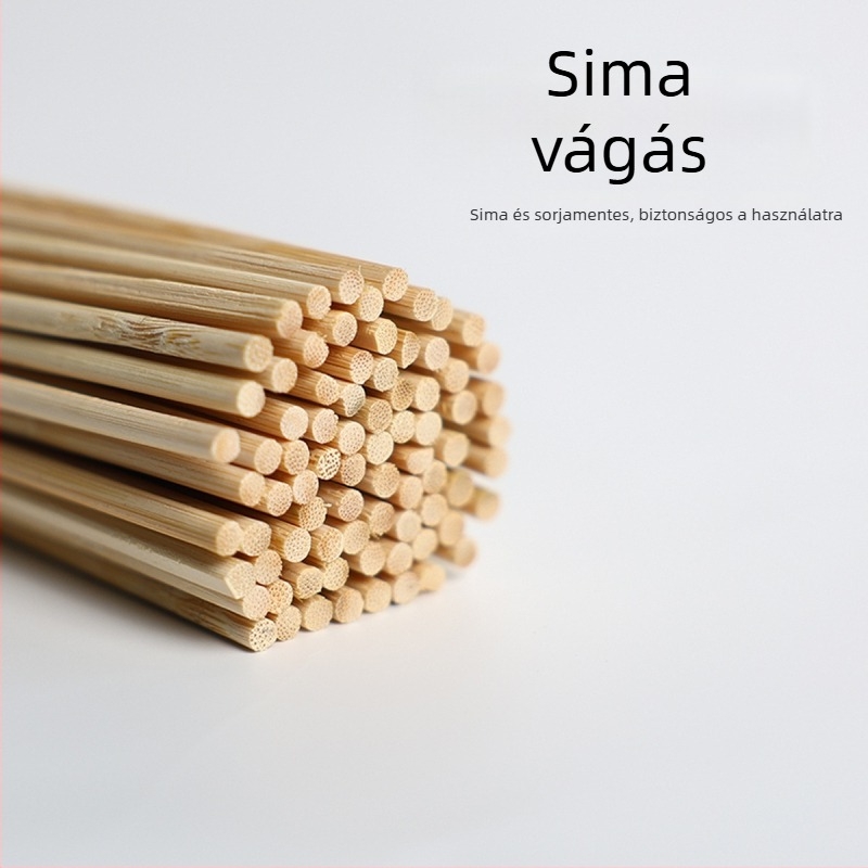 Virágkötészethez való bambuszpálcikák csokrokhoz és DIY virágkészítéshez; fa rudak lollipop és snack csomagoláshoz