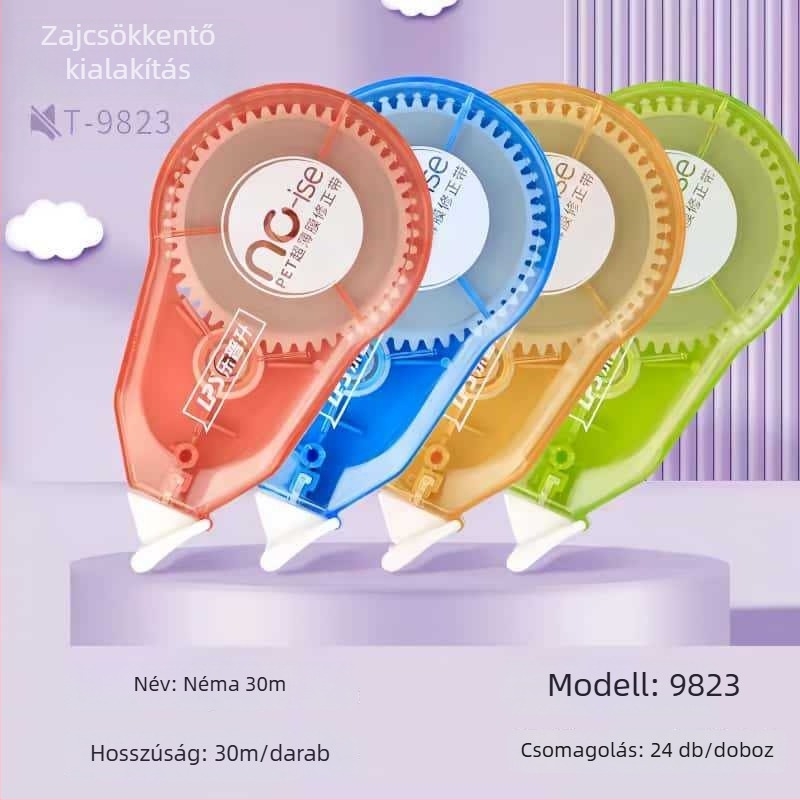 Erősített, könnyű korrigáló szalag retro dizájnnal, kreatív ókori stílus, diákok számára, nagy kapacitás