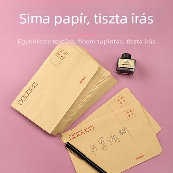1000 sárga Kraft papír boríték, A4-es méret, szabványos postai borítékok és számlás borítékok