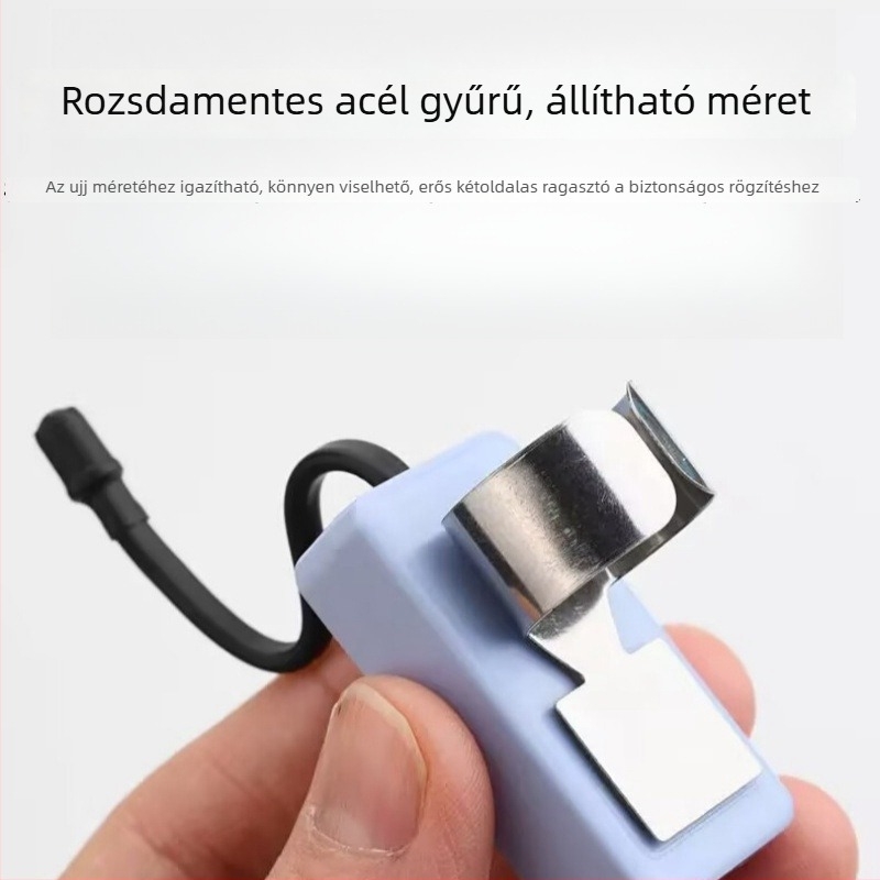 Digitális kijelzős, újratölthető ujjlámpa a fül tisztítására endoszkópos eszközzel