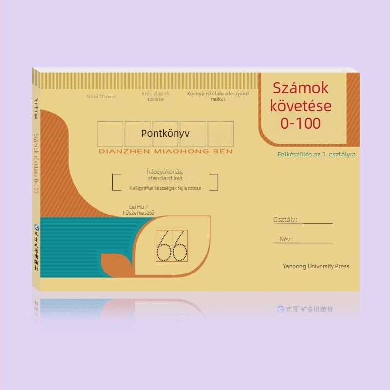 0–100 számok nyomvonalas gyakorlatfüzet óvodásoknak – ceruzás gyakorlás