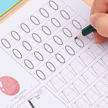 Digitális nyomkövető gyakorlófüzet óvodások kezdőinek: betűk vonalainak gyakorlása, Pinyin írás és tollirányítás