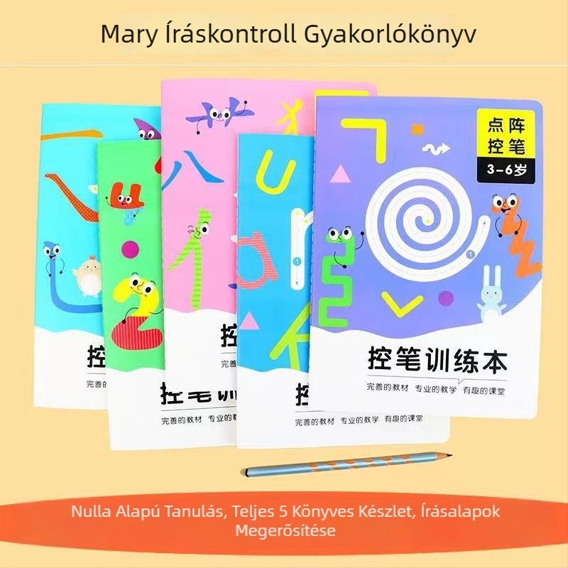 Mary 16K Digitális másolófüzet kisgyermekeknek: nyomkövetés és kínai Pinyin írás