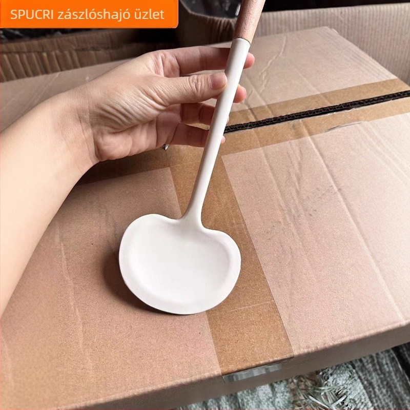 SPUCR Japán-stílusú élelmiszer-minőségű szilikon spatula, gomba alakú, tapadásmentes, hőálló, otthoni használatra