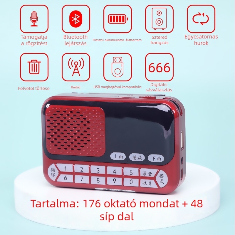 Madárbeszéd oktató készülék