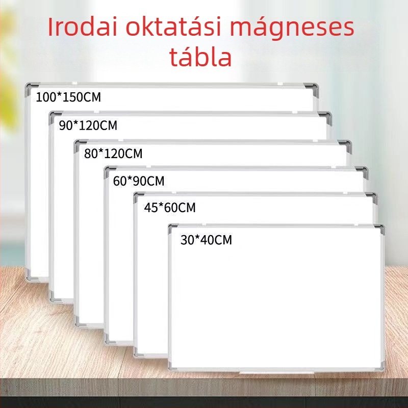 Függő, kétoldalas mágneses fehér tábla íráshoz – otthoni oktatáshoz