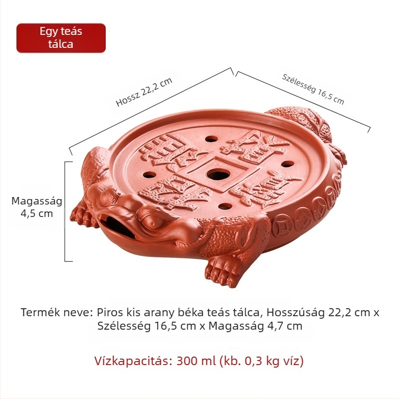 Mini Yixing lila agyag teáskanna és teáscsésor készlet teás tálcával, Kung Fu teáskészlet