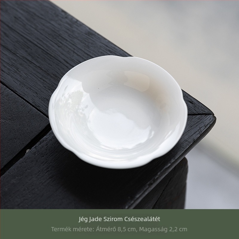 Fehér porcelán Kung Fu teás készlet – otthonra és irodába, ideális üzleti ajándék