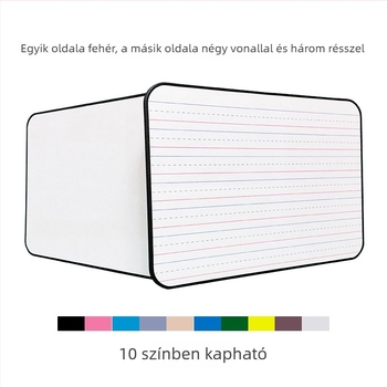 A4-es kétoldalas fehér tábla gyerekeknek, otthoni használatra, melamin panel, PVC keret