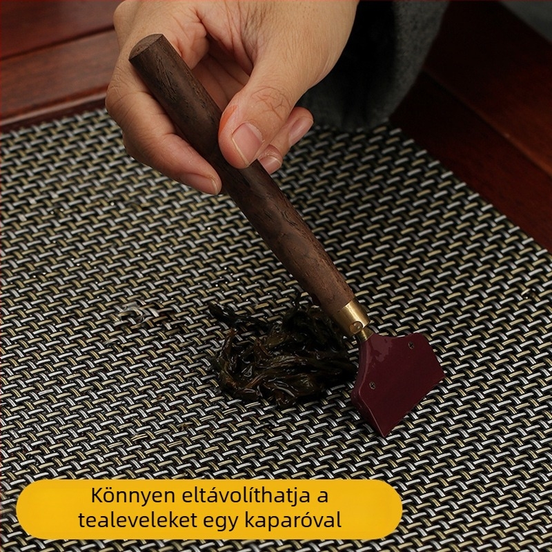 Kung Fu teáskészlet kiegészítők: tea-maradványok szűrőpárna, vízálló teaalátét, bambusz alátét, teás asztal és tál, tea-maradvány háló