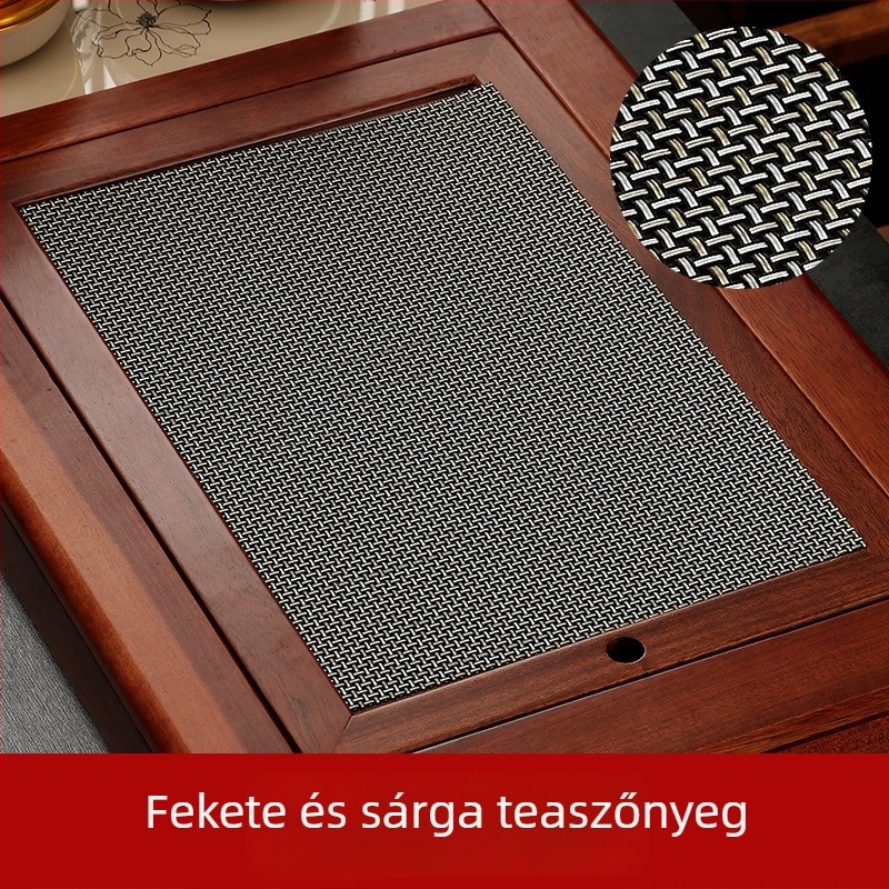 Kung Fu teáskészlet kiegészítők: tea-maradványok szűrőpárna, vízálló teaalátét, bambusz alátét, teás asztal és tál, tea-maradvány háló