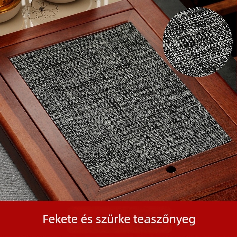 Kung Fu teáskészlet kiegészítők: tea-maradványok szűrőpárna, vízálló teaalátét, bambusz alátét, teás asztal és tál, tea-maradvány háló