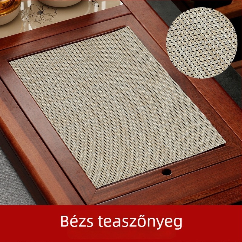 Kung Fu teáskészlet kiegészítők: tea-maradványok szűrőpárna, vízálló teaalátét, bambusz alátét, teás asztal és tál, tea-maradvány háló