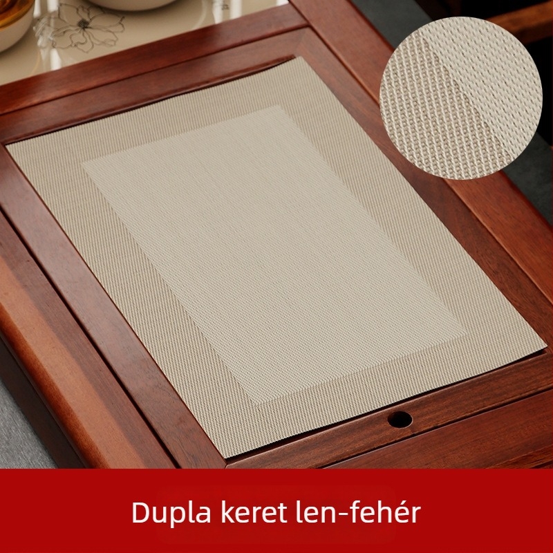 Kung Fu teáskészlet kiegészítők: tea-maradványok szűrőpárna, vízálló teaalátét, bambusz alátét, teás asztal és tál, tea-maradvány háló