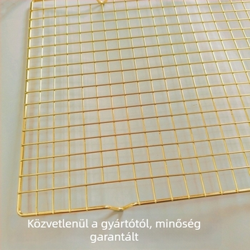 Erősített kültéri BBQ-grillháló és hűtő rács süteményekhez és péksüteményekhez – DIY sütés és grillezés