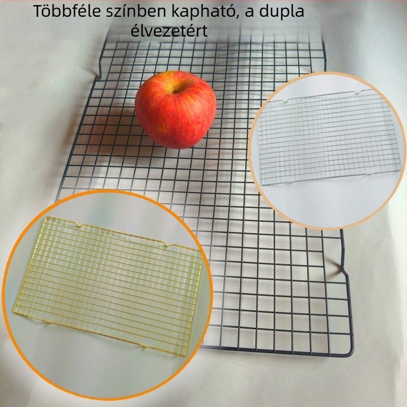 Erősített kültéri BBQ-grillháló és hűtő rács süteményekhez és péksüteményekhez – DIY sütés és grillezés