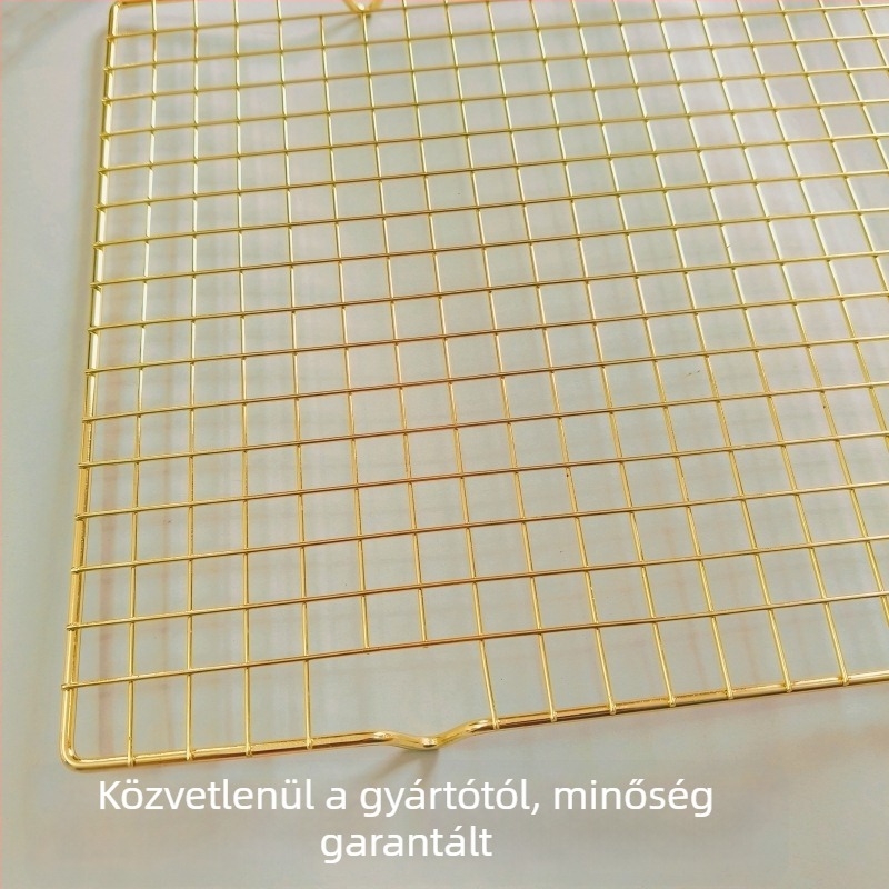 Erősített kültéri BBQ-grillháló és hűtő rács süteményekhez és péksüteményekhez – DIY sütés és grillezés