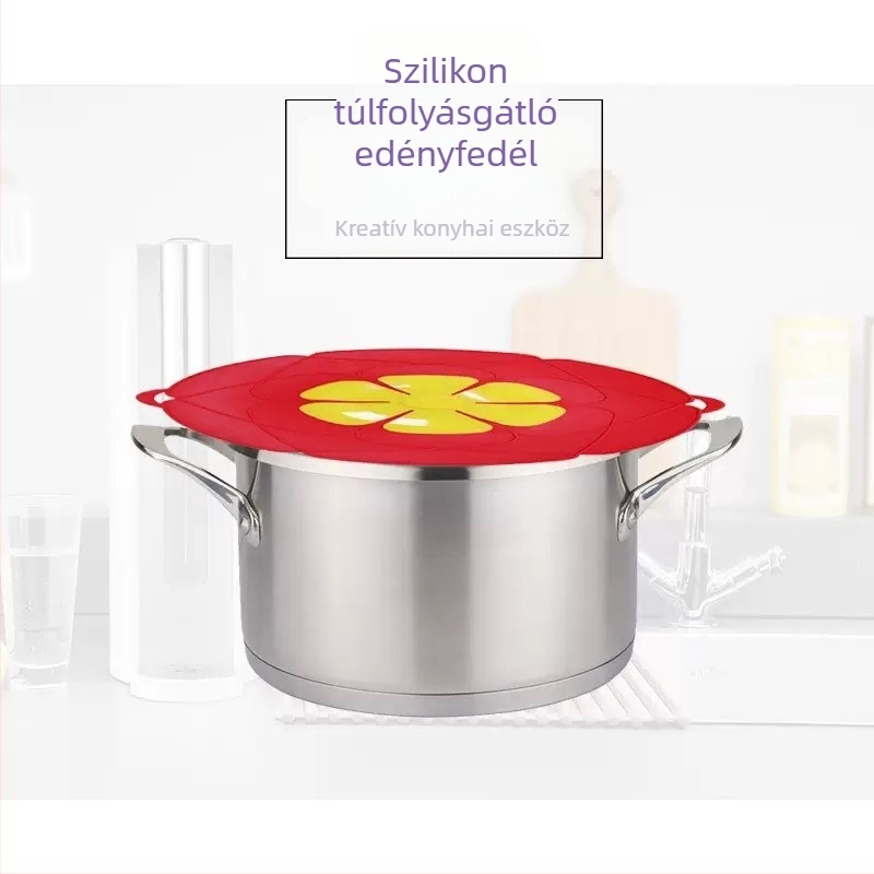 Szilikon vákuumfedő edényekhez és csészéhez, hőálló, könnyen tisztítható