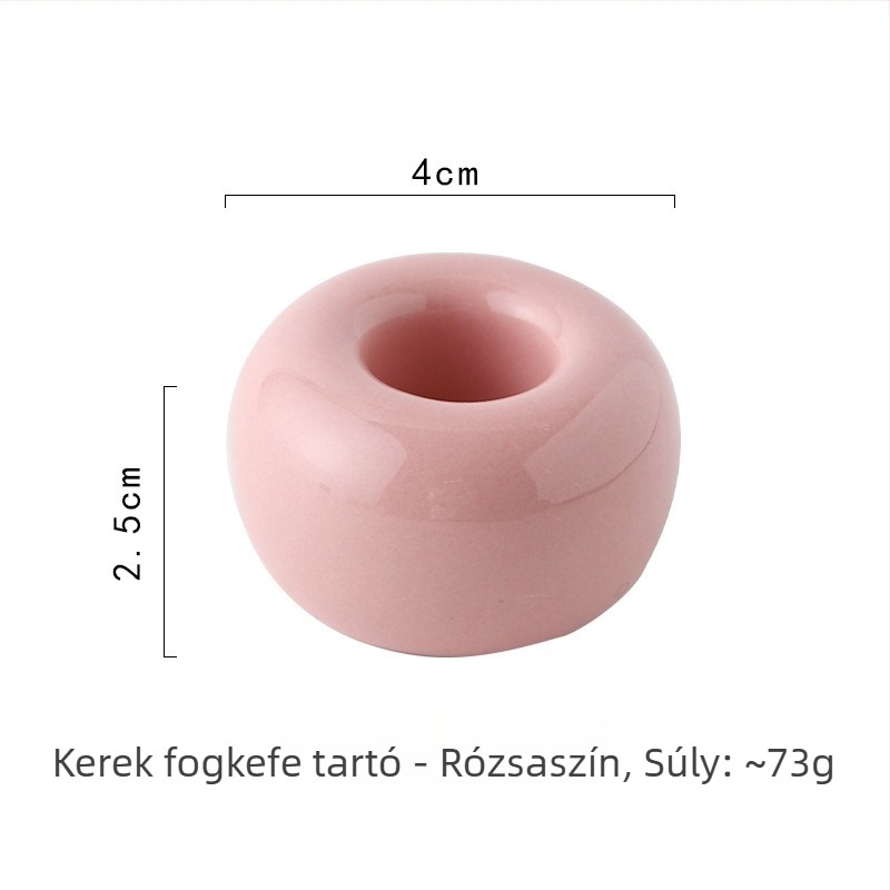 Színes kerámia fogkefetartó párnak - divatos, minimalist dizájn