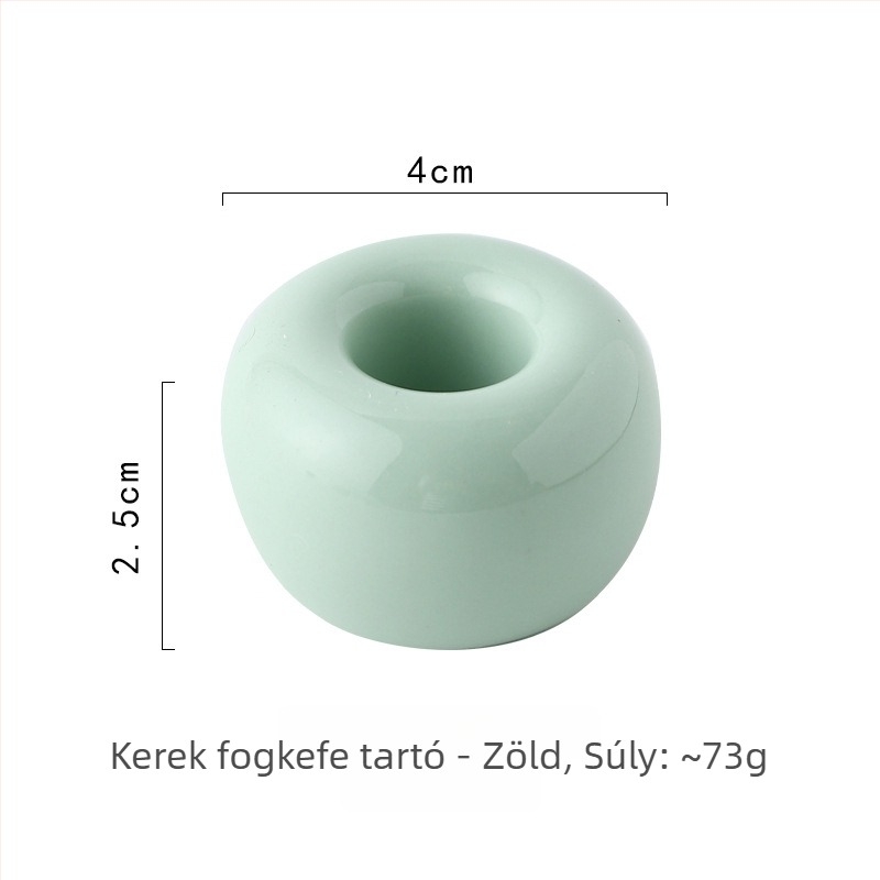 Színes kerámia fogkefetartó párnak - divatos, minimalist dizájn
